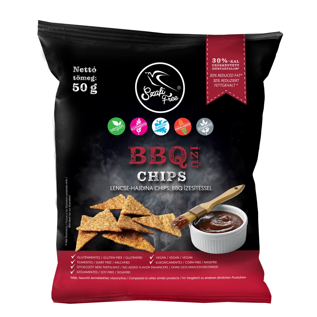 Szafi Free BBQ ízű chips (gluténmentes) 50g