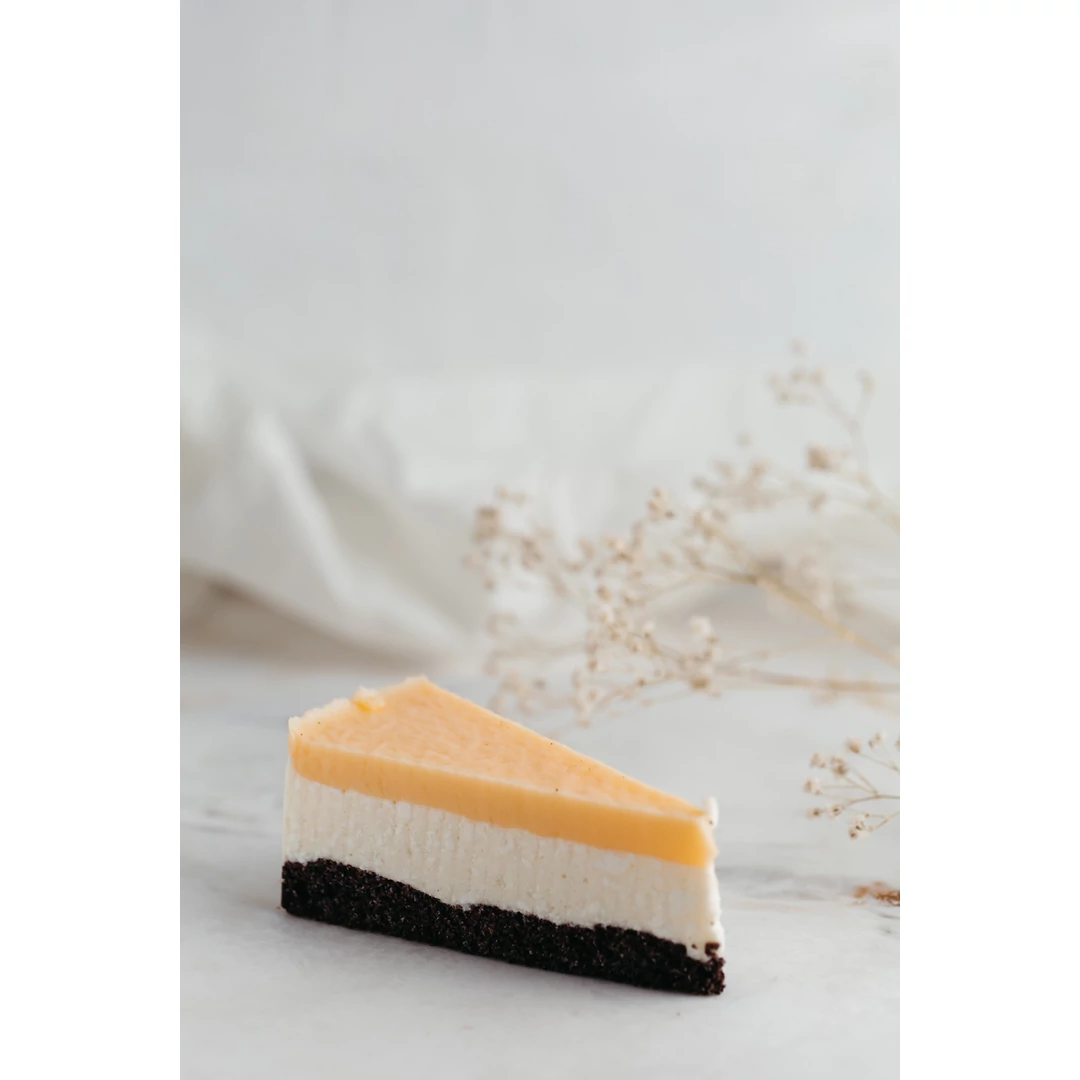 Szafi Bakery Túrós citromos mákos torta SZELET 110 g (gluténmentes)