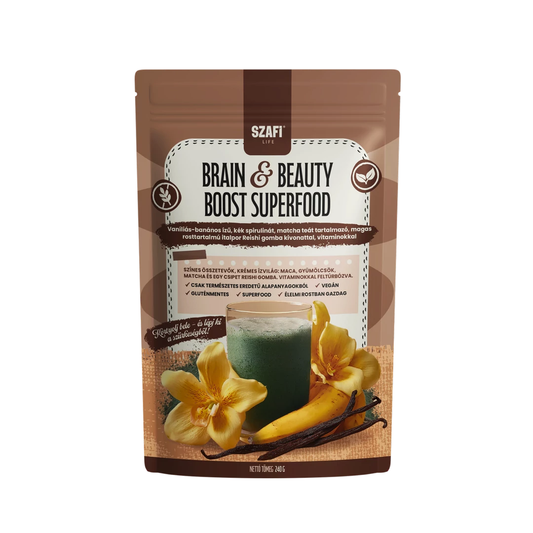 Szafi Life Brain & Beauty Boost superfood 240g (gluténmentes)