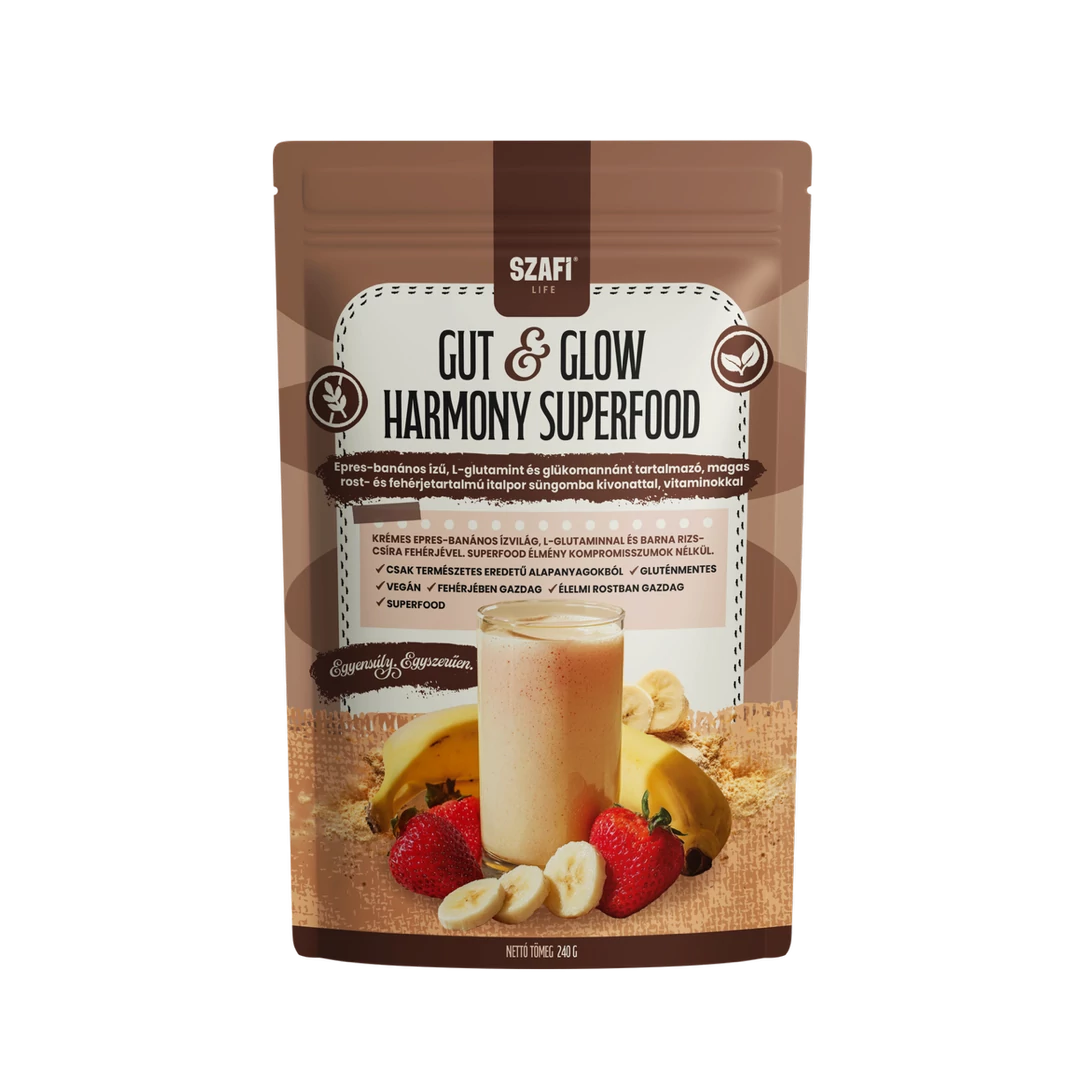 Szafi Life Gut & Glow Harmony superfood 240g (gluténmentes)