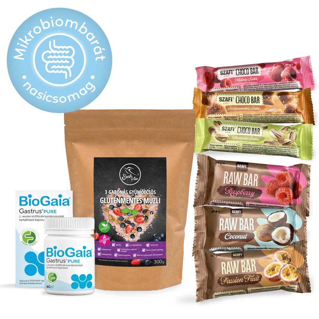 BioGaia x Szafi Mikrobiombarát Nasi Csomag (gluténmentes)