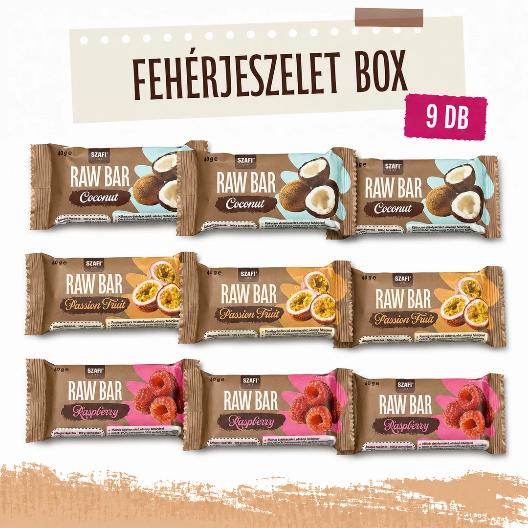 fehérjeszelet box