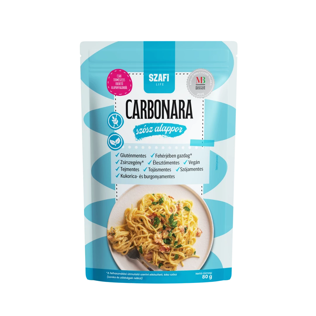 Szafi Life Carbonara alap (gluténmentes) 80g