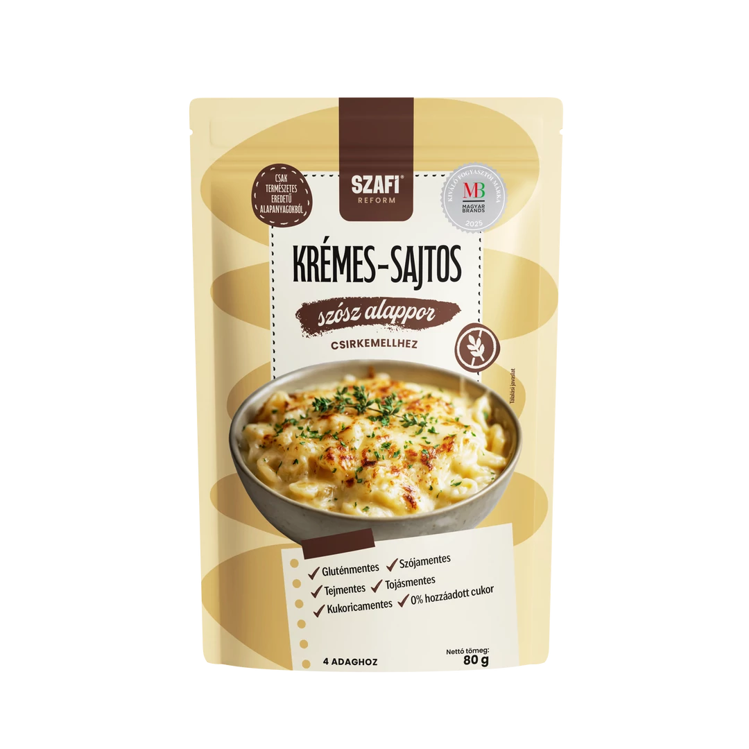 Szafi Reform Poralap krémes-sajtos csirkemellhez (gluténmentes) 80g