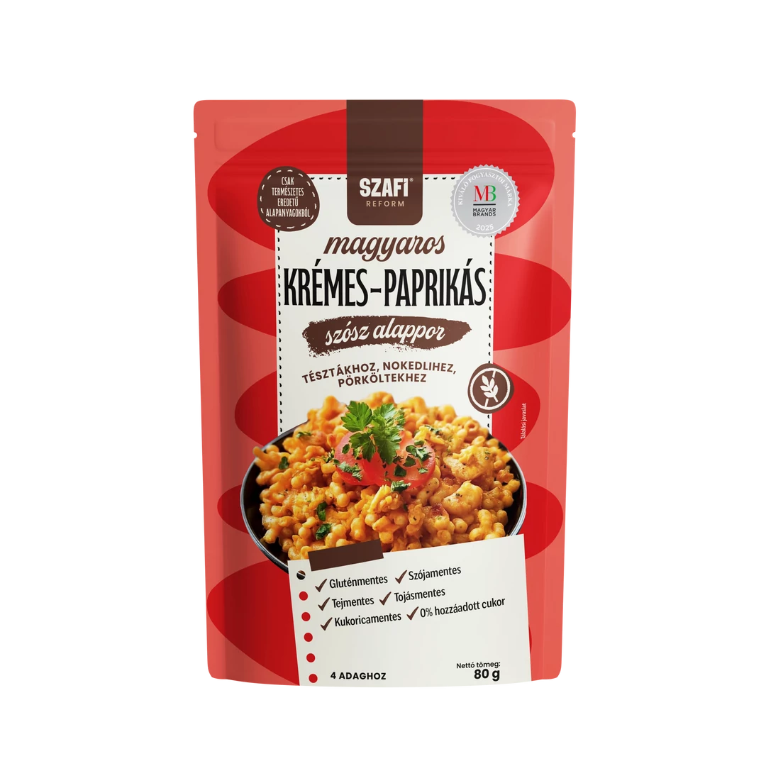 Szafi Reform magyaros krémes paprikás szósz alappor (gluténmentes) 80g