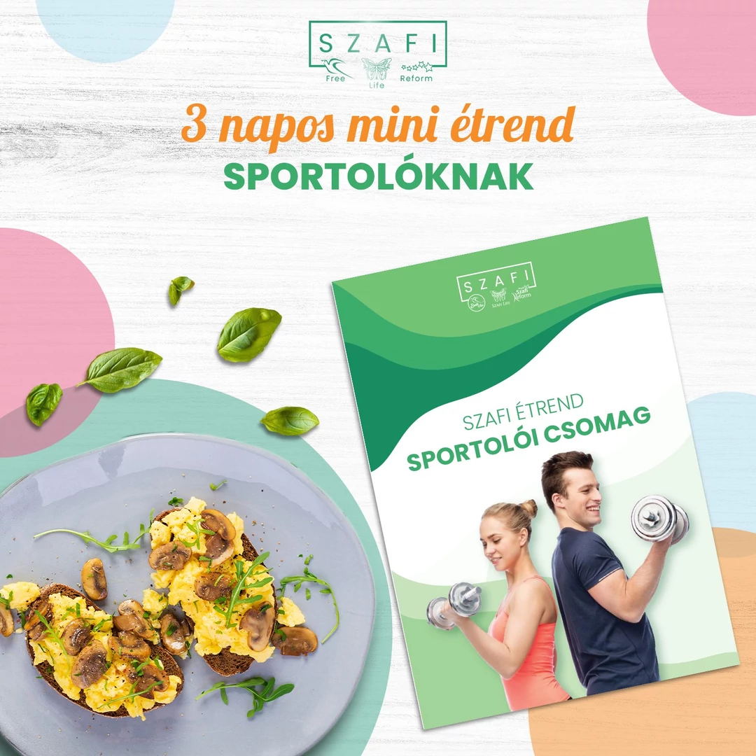 Szafi 3 napos sportolói étrend (letölthető)