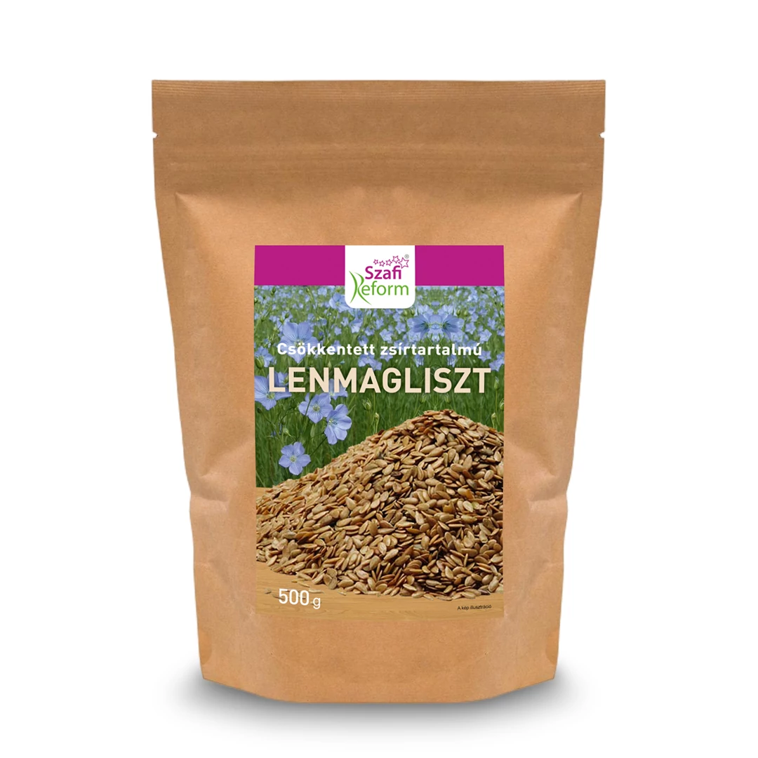 Szafi Reform Csökkentett zsírtartalmú lenmagliszt (gluténmentes) — válassz méretet