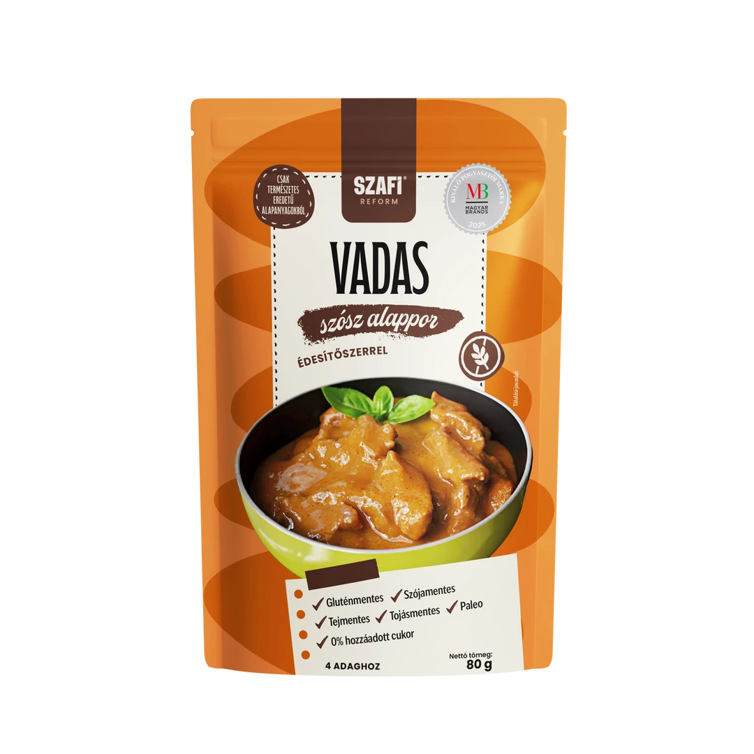 Szafi Reform vadas szósz alap édesítőszerrel (gluténmentes) 80g
