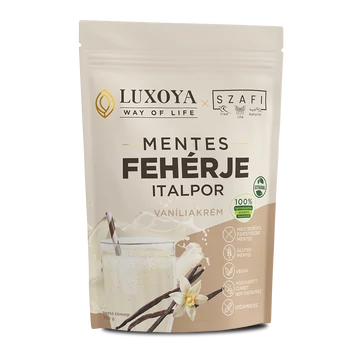 Luxoya x Szafi Mentes Fehérje italpor - Vanília 360g (gluténmentes)