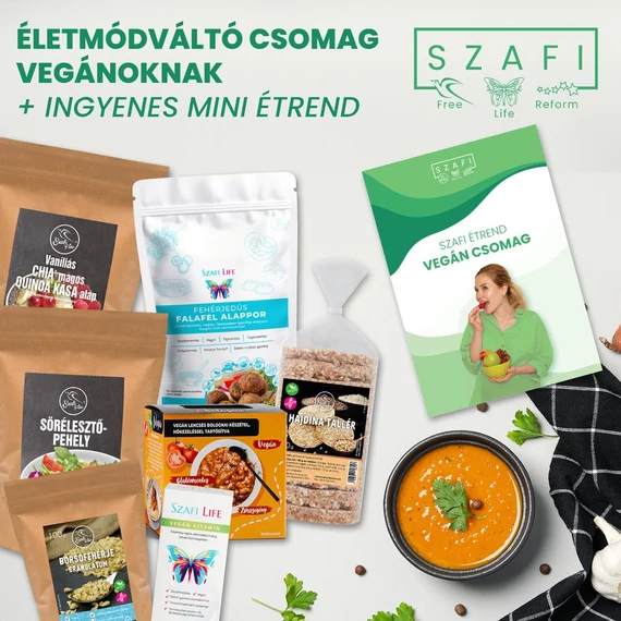 Vegán életmódváltó csomag (gluténmentes termékekkel)