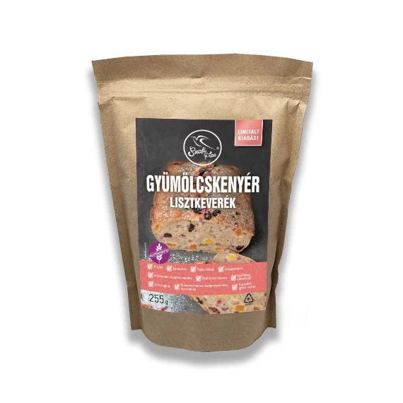 Szafi Free hajdinás gyümölcskenyér lisztkeverék (gluténmentes) 255g Limitált kiadás