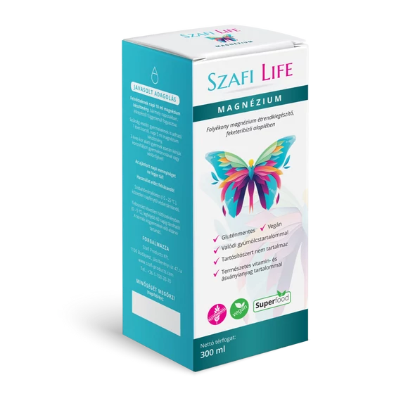 Szafi Life Magnézium 300 ml (gluténmentes)