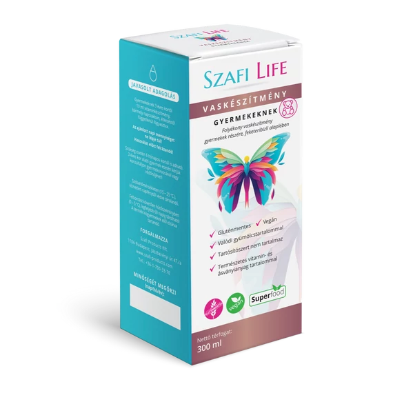 Szafi Life Vaskészítmény gyermekeknek 300ml (gluténmentes)