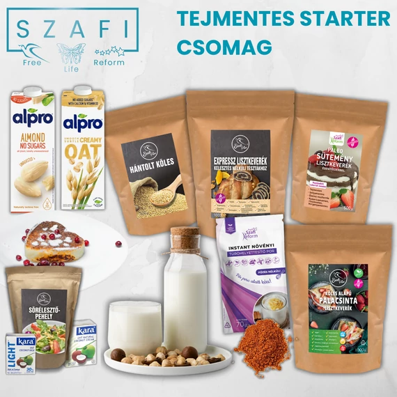 Szafi tejmentesen is finomat csomag