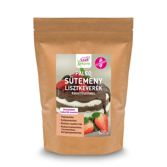 Szafi Reform Paleo sütemény lisztkeverék édesítőszerrel (gluténmentes) 500 g