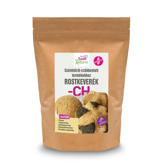 Szafi Reform Szénhidrát-csökkentett termékekhez rostkeverék 1000 g (paleo, gluténmentes)