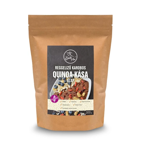 Szafi Free Reggeliző Karobos Quinoa kása alap 300 g (Gluténmentes, tejmentes, tojásmentes)