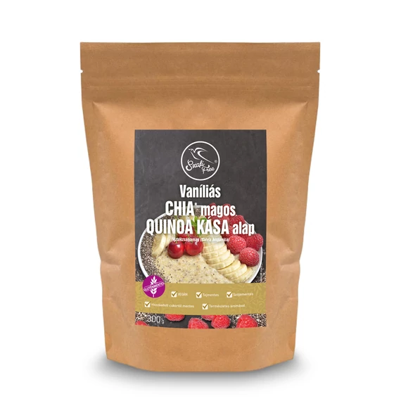 Szafi Free Reggeliző Vaníliás CHIA magos QUINOA KÁSA alap 300 g (gluténmentes)