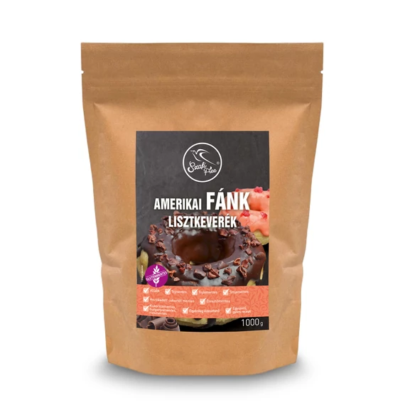 Szafi Free amerikai fánk lisztkeverék (gluténmentes, tejmentes, tojásmentes, élesztőmentes) 1000 g