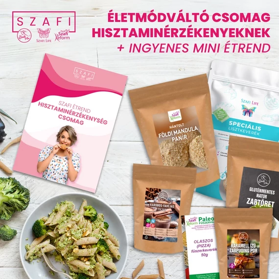 Szafi hisztaminérzékenység csomag gluténmentes termékekkel