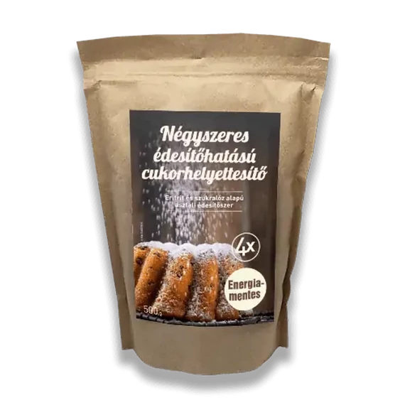 FM négyszeres édesítőhatású cukorhelyettesítő (eritrit, szukralóz alapú) 500g