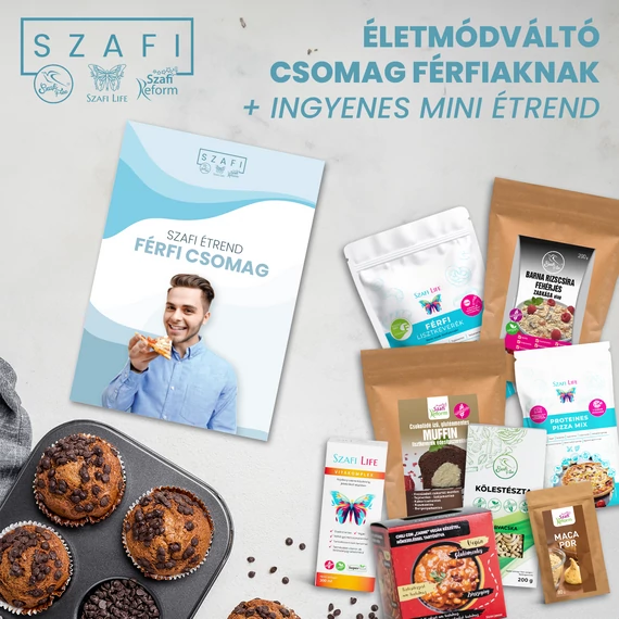 Szafi férfi csomag gluténmentes termékekkel