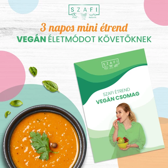 Szafi 3 napos mini vegán étrend (letölthető)