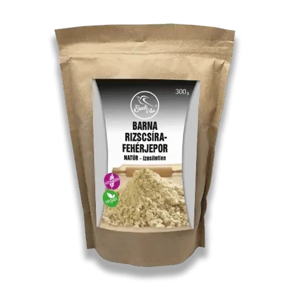 Szafi Free Barna rizscsíra-fehérjepor NATÚR- ízesítetlen (gluténmentes, vegán) 300 g