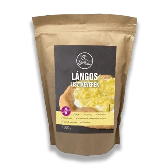 Szafi Free Lángos lisztkeverék 1000 g (gluténmentes, tejmentes, tojásmentes, maglisztmentes, élesztőmentes, vegán)