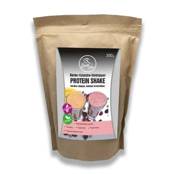 Szafi Free Barna rizscsíra-fehérjepor protein shake  (gluténmentes, vegán) 300 g