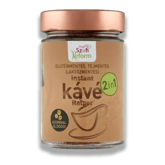 Szafi Reform (gluténmentes, tejmentes, laktózmentes, paleo, vegán) 2in1 kávé italpor 150 g