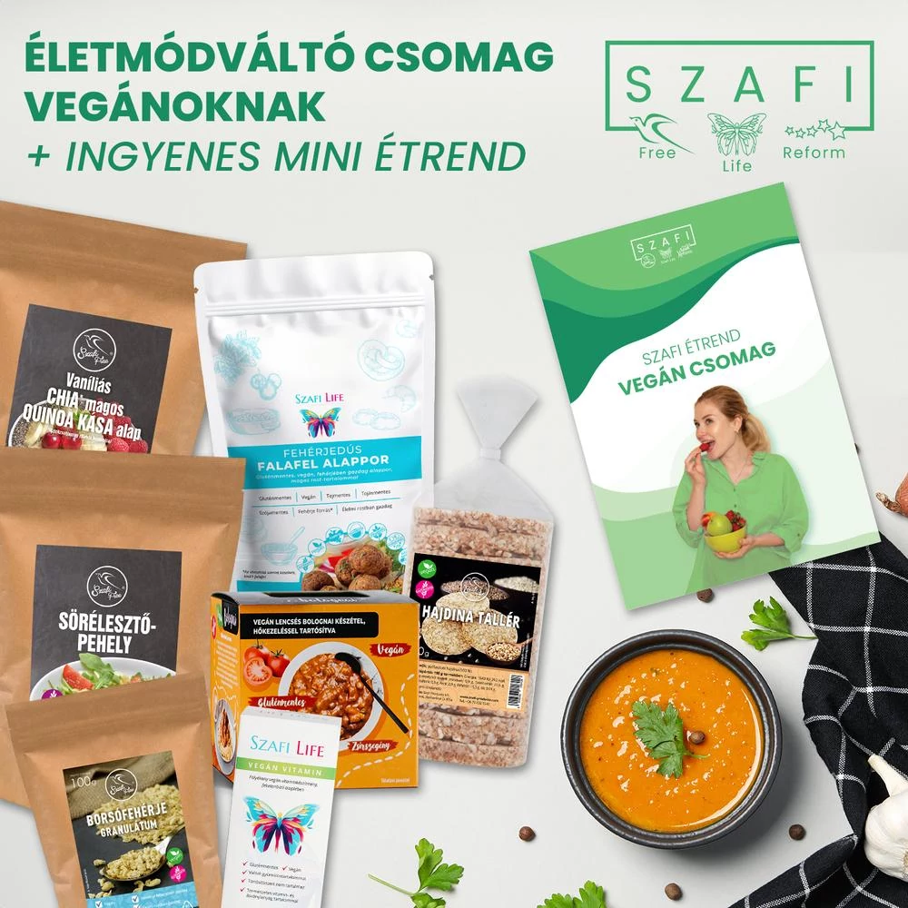 Vegán életmódváltó csomag (gluténmentes termékekkel)