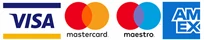 Visa Mastercard Maestro American Express