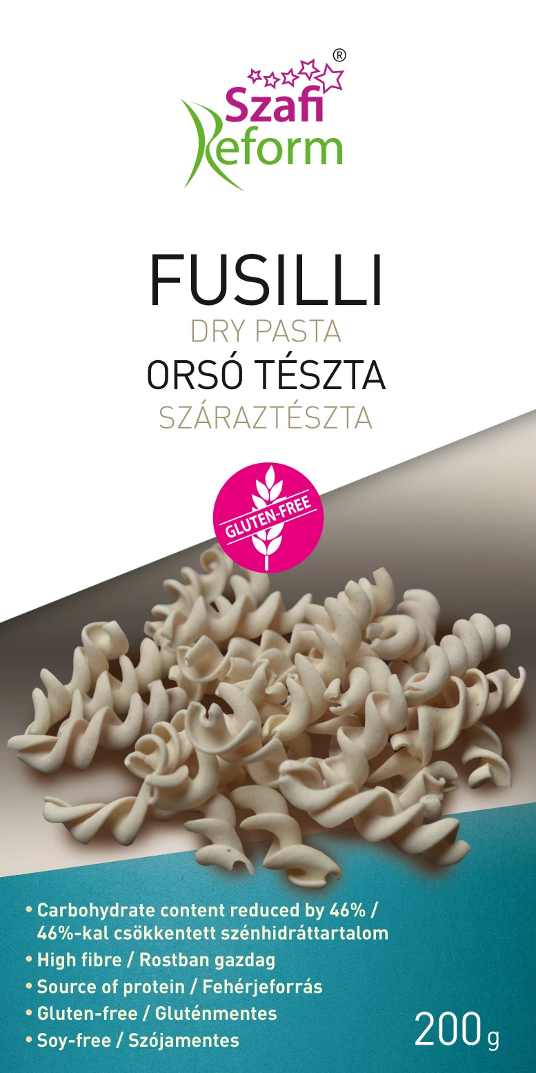 Szafi Reform Orsó - Fusilli száraztészta (gluténmentes) 200g