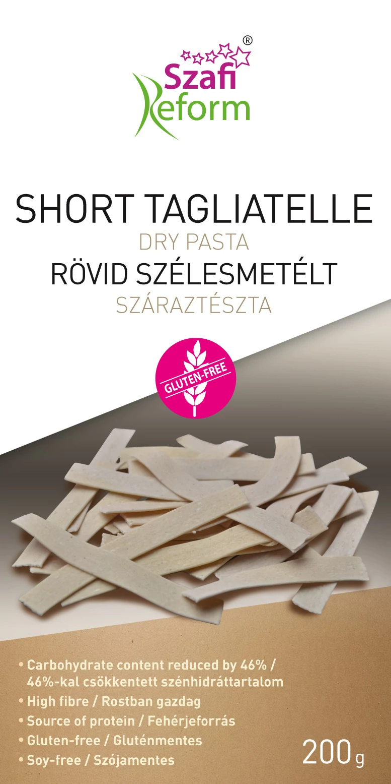 Szafi Reform Rövid szélesmetélt - Short tagliatelle száraztészta (gluténmentes) 200g