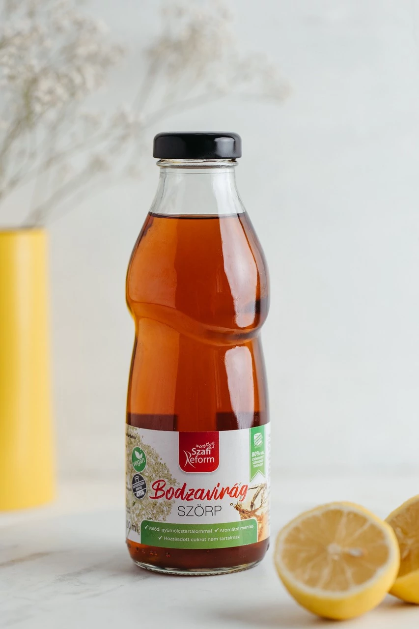 Szafi Reform Bodzavirág szörp 500 ml (gluténmentes)