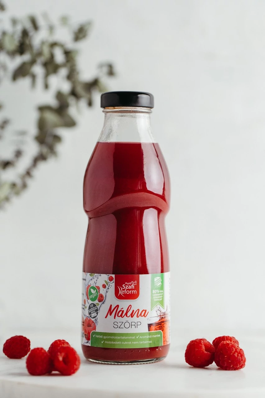 Szafi Reform Málna szörp 500 ml (gluténmentes)