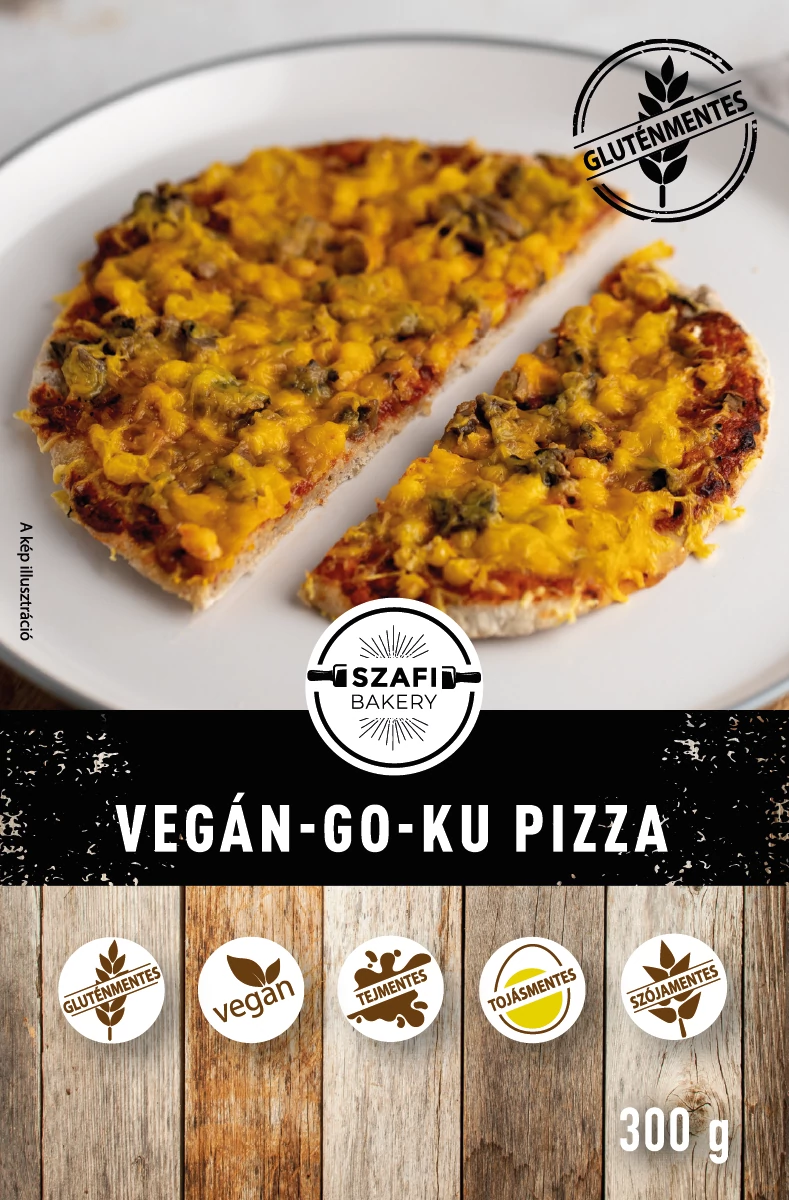 PIZZA VEGÁN GO-KU 300g (gyorsfagyasztott)