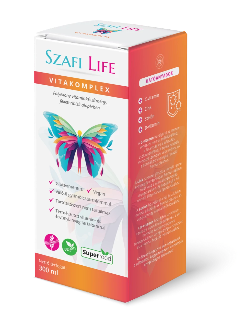 Szafi Life Vitakomplex 300ml (gluténmentes)