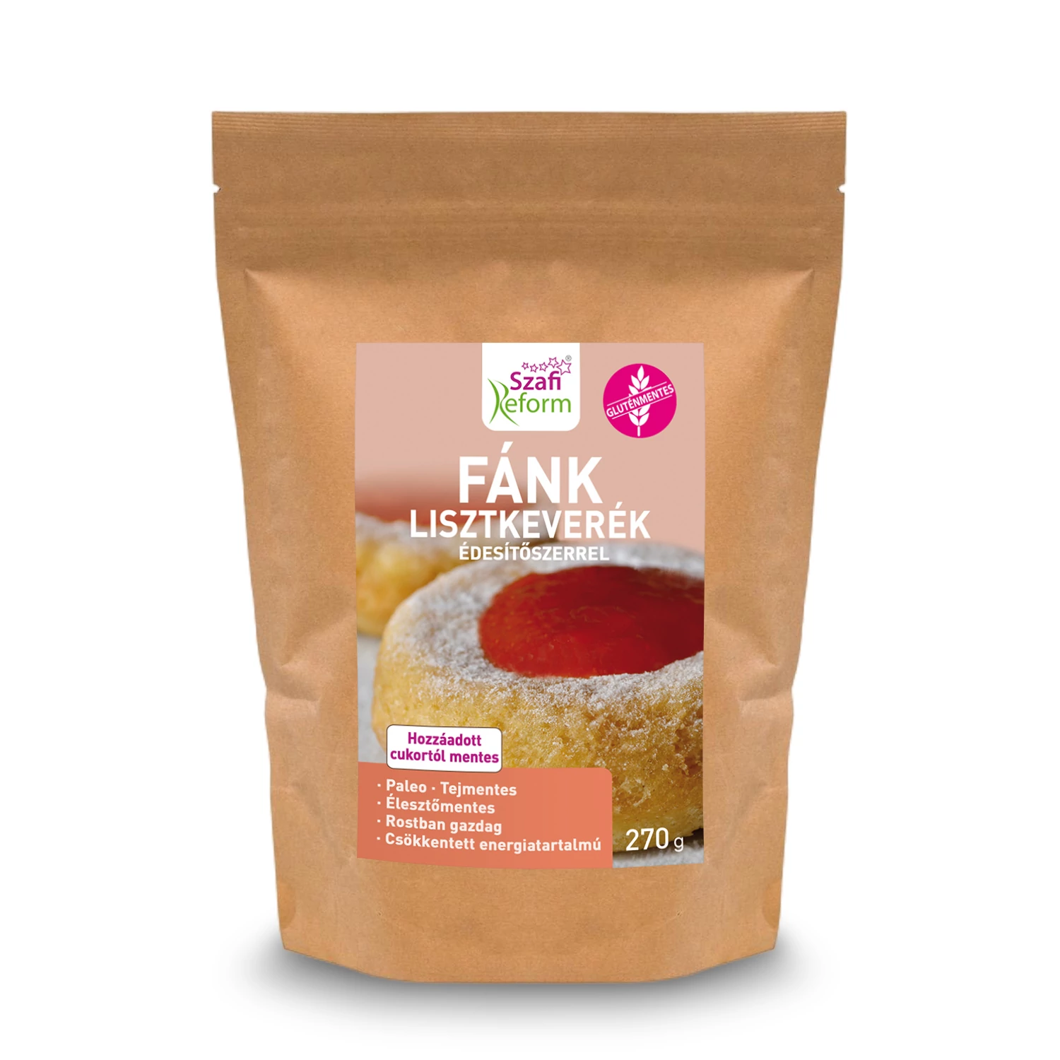 Szafi Reform Fánk lisztkeverék édesítőszerrel (gluténmentes) 270 g
