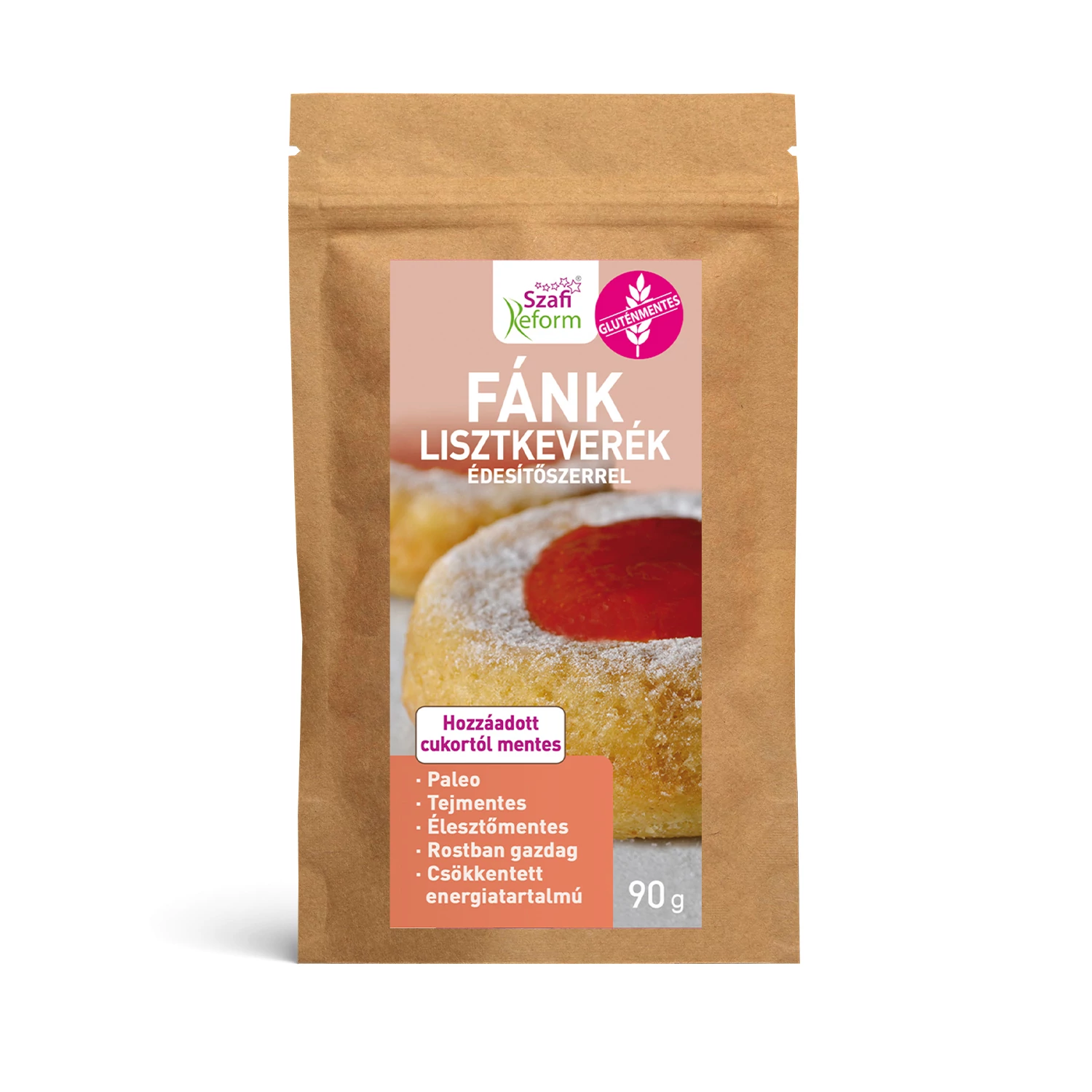 Szafi Reform Fánk lisztkeverék édesítőszerrel (gluténmentes) 90 g
