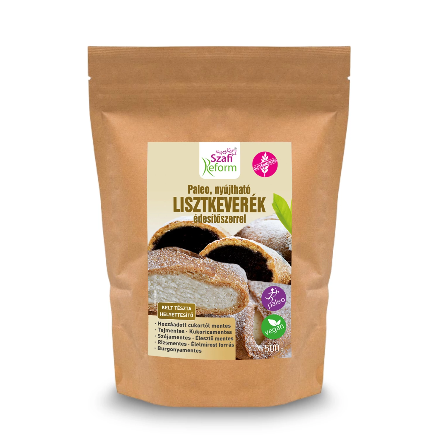 Szafi Reform paleo nyújtható lisztkeverék édesítőszerrel (gluténmentes) 500g