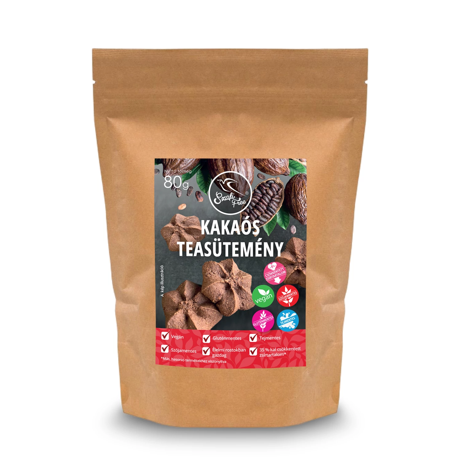 Szafi Free kakaós teasütemény (gluténmentes) 80g