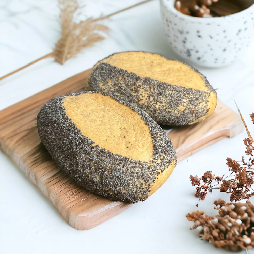 Szafi Bakery Bajor zsemle mák szórattal 4*97g (háztartási,gluténmentes)