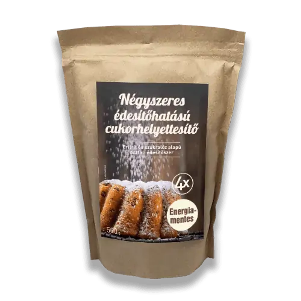 FM négyszeres édesítőhatású cukorhelyettesítő (eritrit, szukralóz alapú) 500g