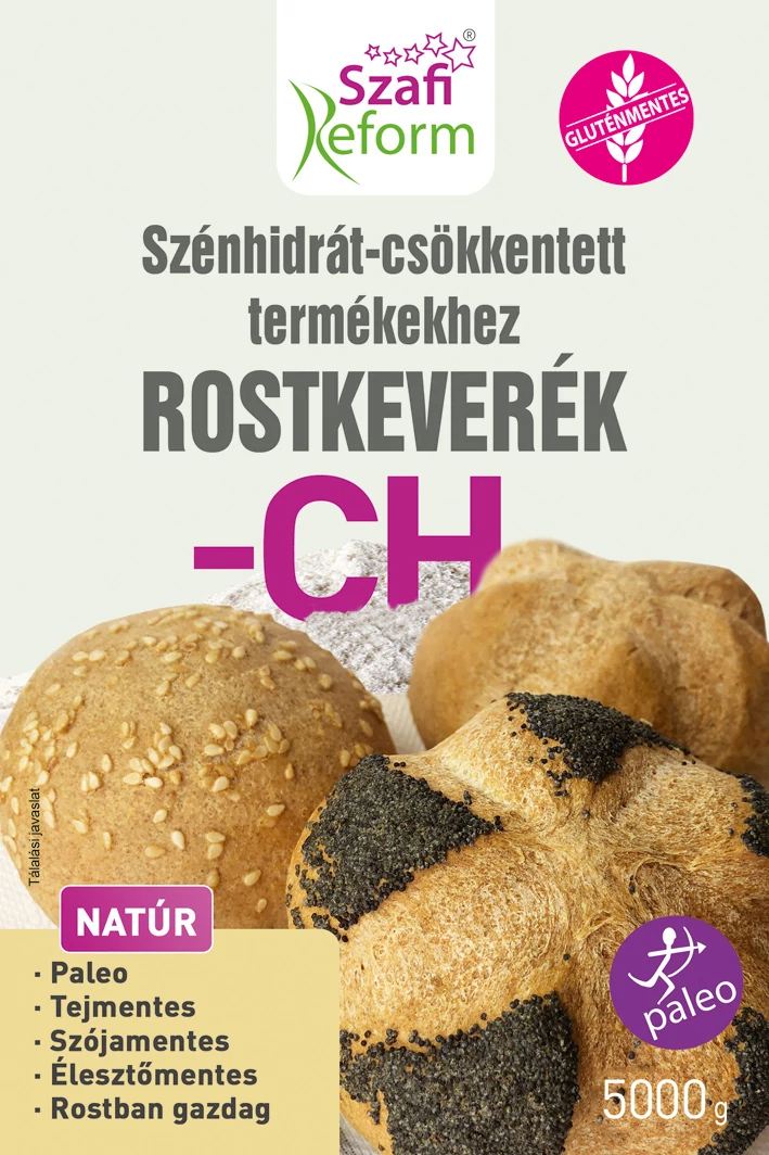 Szafi Reform Szénhidrát-csökkentett termékekhez rostkeverék 5000 g (paleo, gluténmentes)