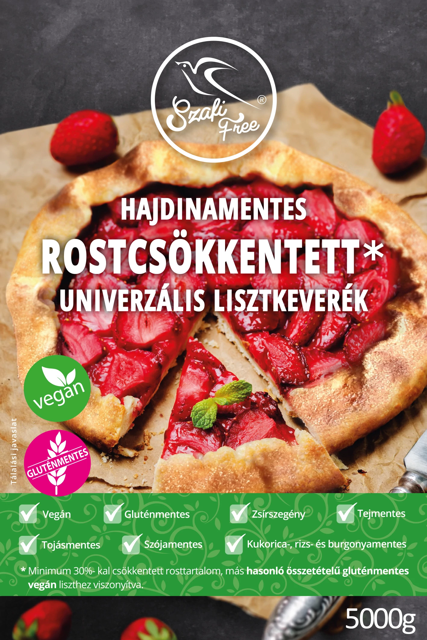 Szafi Free Hajdinamentes rostcsökkentett univerzális lisztkeverék (gluténmentes) 5000g
