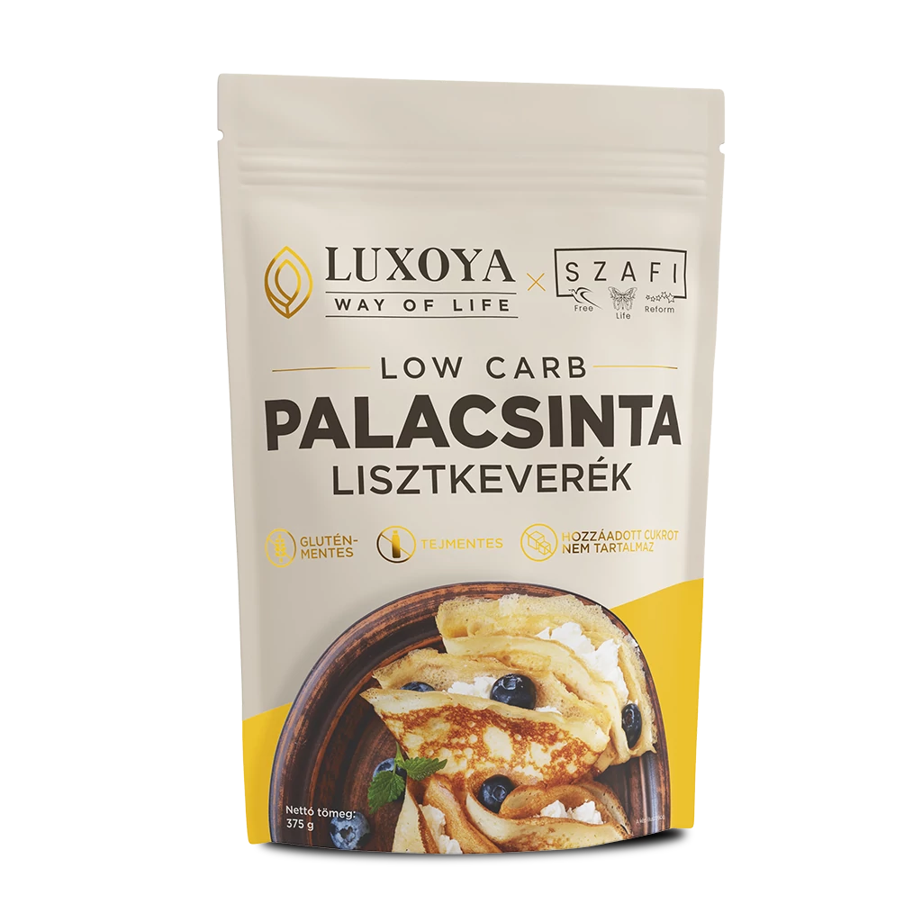Luxoya x Szafi Low Carb Palacsinta lisztkeverék 375g (gluténmentes)