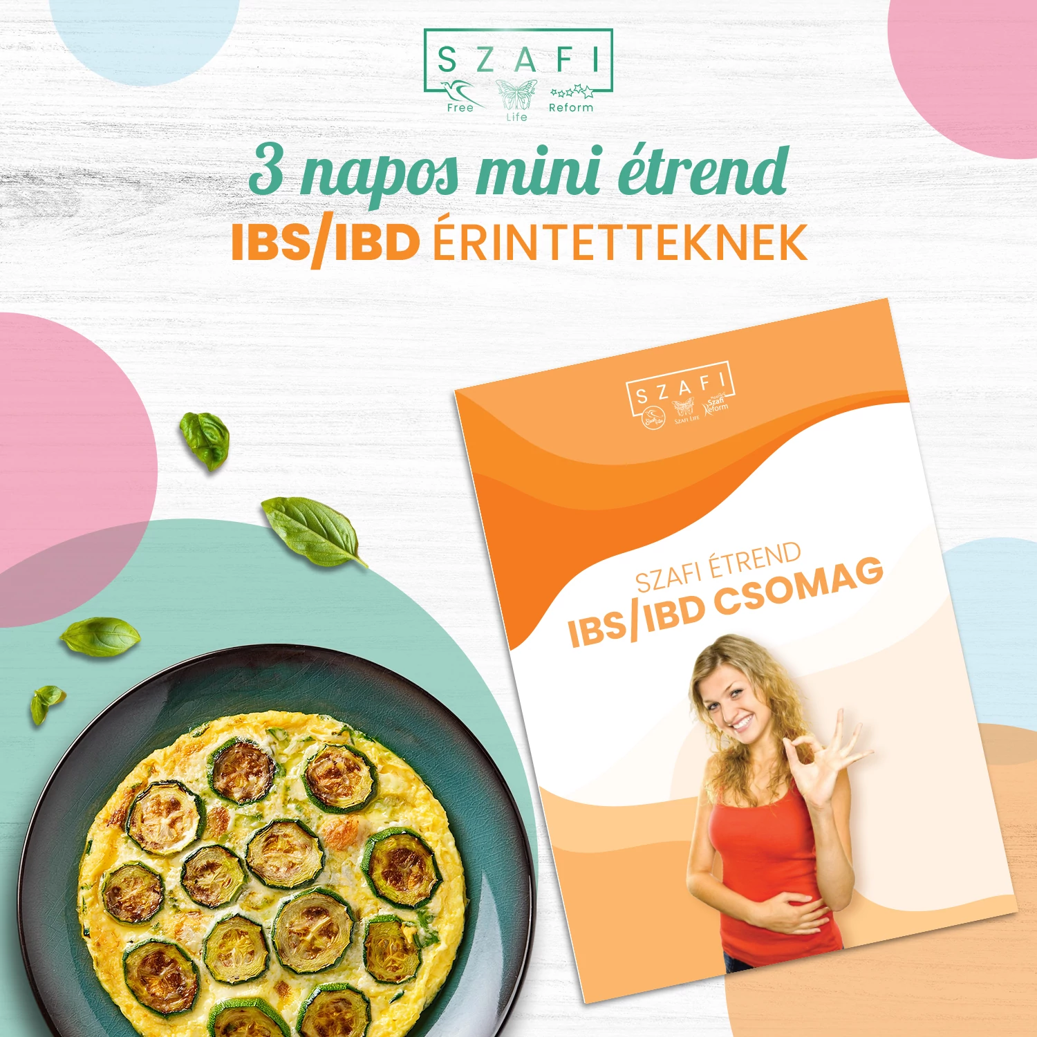 Szafi 3 napos IBS/IBD étrend (letölthető)