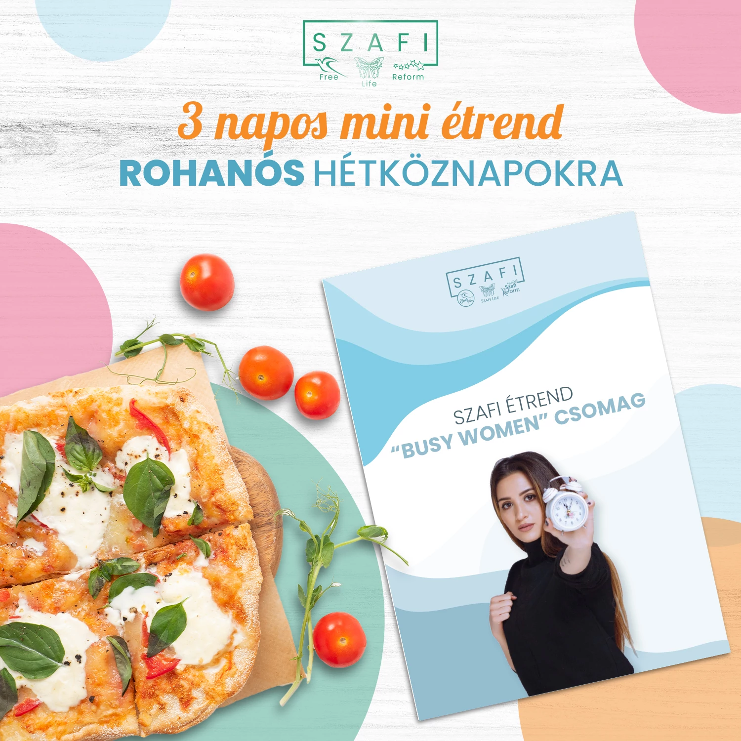 Szafi 3 napos busy woman étrend (letölthető)